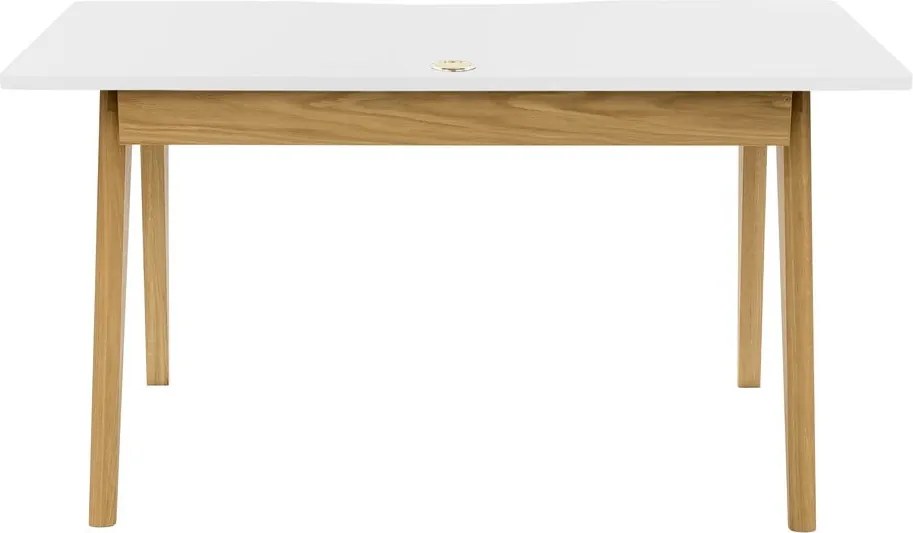 Scrivania con effetto rovere 70x140 cm Nice – Woodman