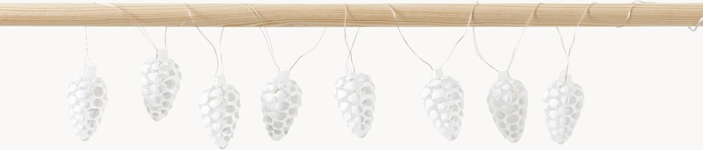 Ghirlanda a LED in vetro soffiato Celina