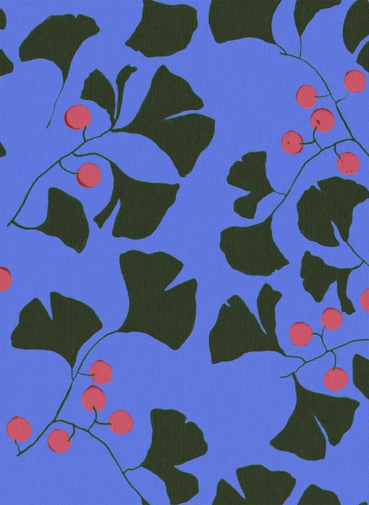 Coordonne Carta da parati Furoshiki - Indigo
