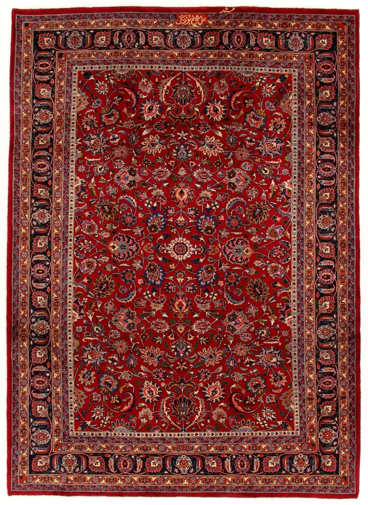 Mashad Tappeto 200 x 290 (Iran) Annodato A Mano