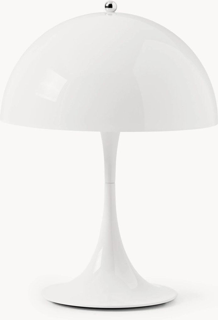 Lampada da tavolo portatile a LED con luce regolabile Panthella 250, Design Verner Panton