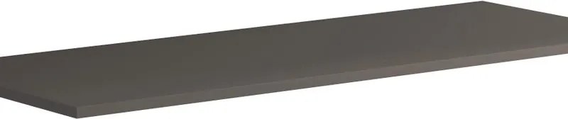 Top per lavabo Niwa L 120 x H 1.8 x P 46 cm laccato opaco grigio carbone truciolare