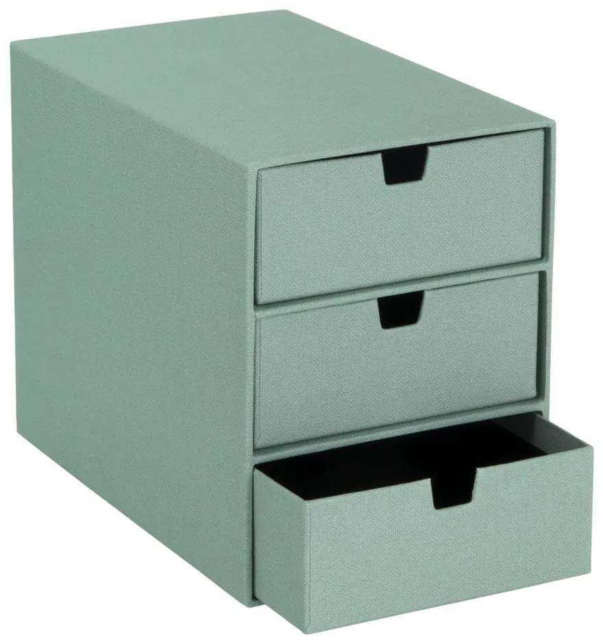 Organizer verde in cartone per cassetti Ingrid Canvas Paper Laminate – Bigso