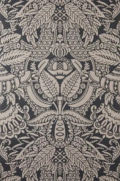 Farrow & Ball Carta da parati Orangerie - Off-Black/ Charleston Gray