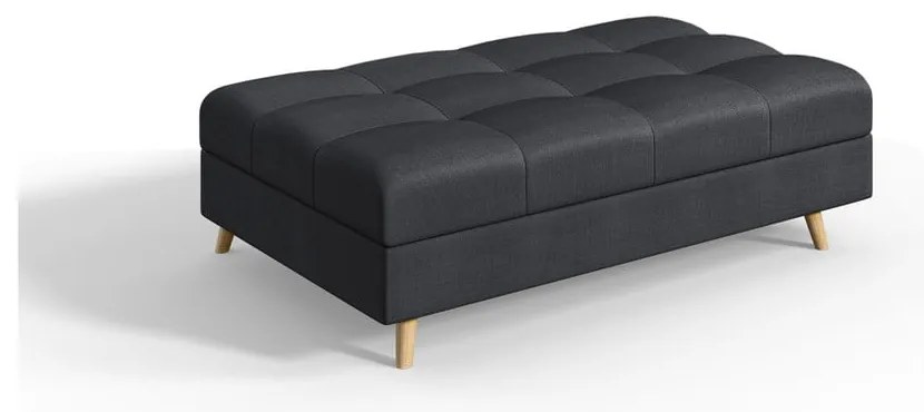 Pouf grigio scuro Ariella - Ropez