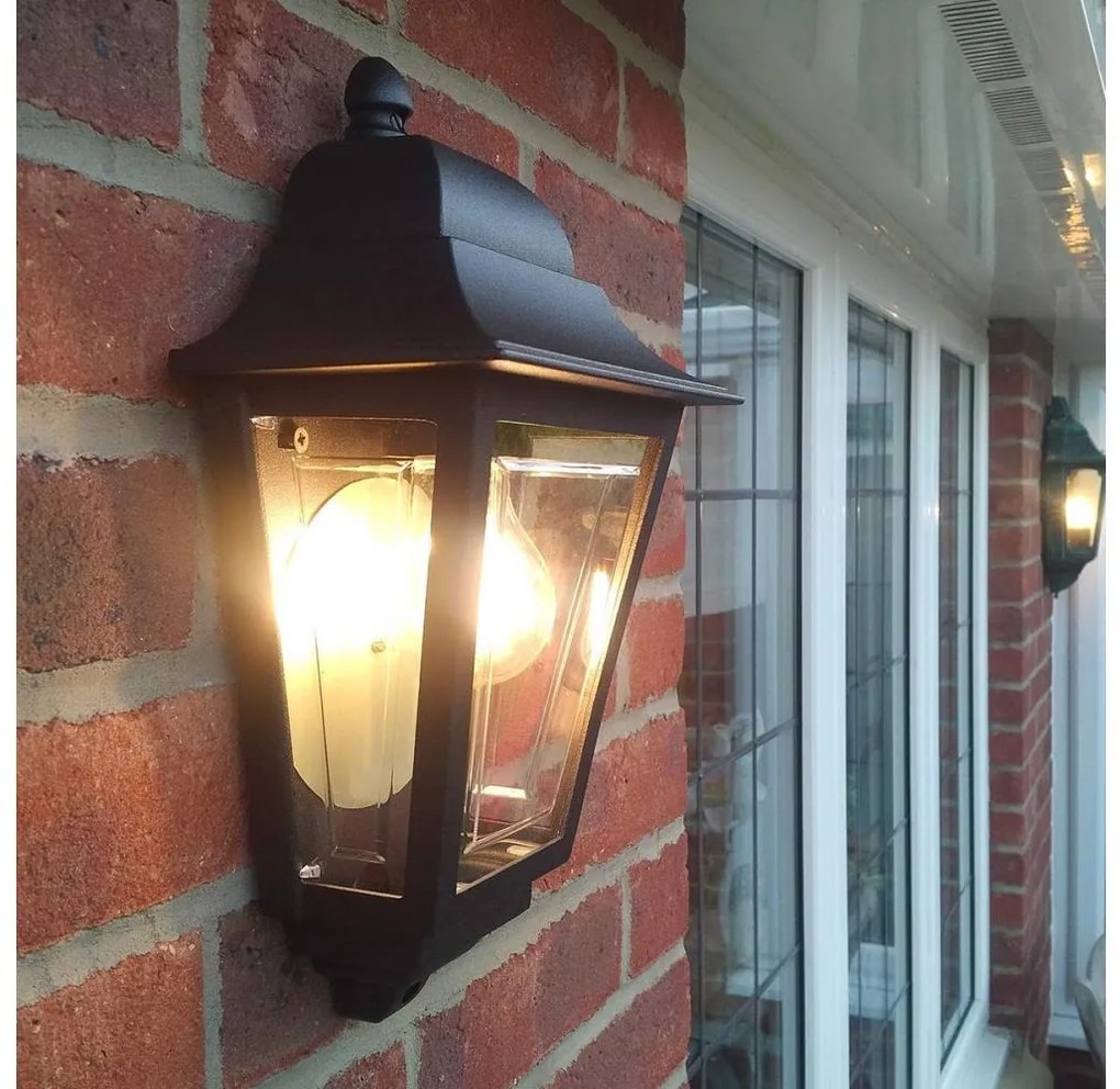 Elstead DECO-LANE7-BLACK -Applique da esterno DECO LANE 1xE27/60W/230V IP44