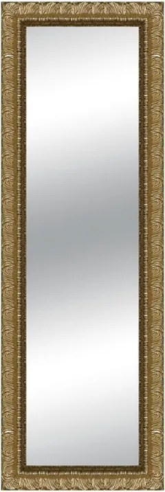 Specchio Matteo rettangolare in legno oro foglia 68 x 168 cm