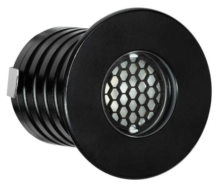 Segnapasso LED 3W IP67 Anti-Abbagliamento Nero Professional Colore Bianco Naturale 4.000K