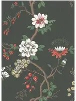 Cole & Son Carta da parati Camellia - White/ Red