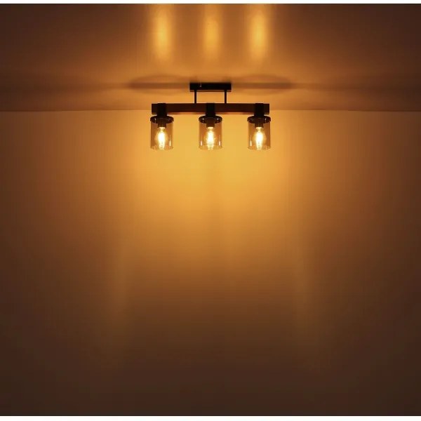 Globo 15555-3D - Lampadario a plafone LILA 3xE27/60W/230V