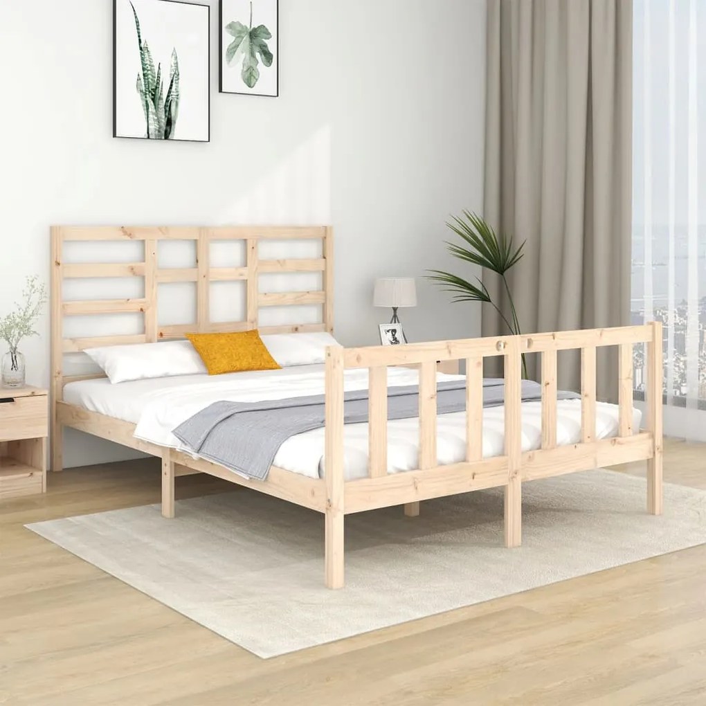 Giroletto İn Legno Massello 135x190 Cm Double /