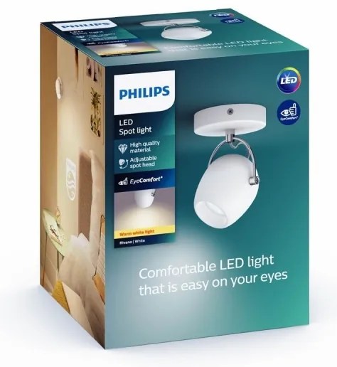 Philips 50611/31/P0 - Faretto LED RIVANO LED/4,3W/230V