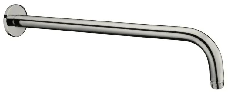 Kit doccia satinato con braccio 35 e soffione 25 in acciaio inox Gemini