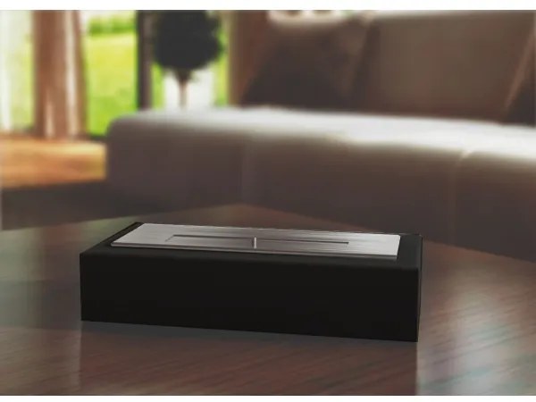 BIO camino INDIA 8,5x49 cm 2,5 kW nero