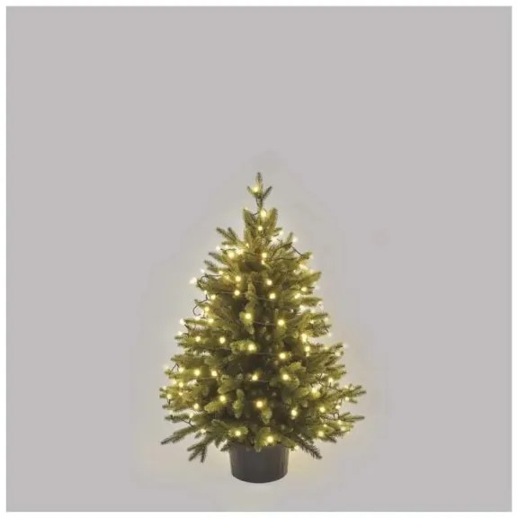 Catena luminosa LED natalizia 80xLED/230V/8 funzioni 13m IP44 bianco caldo