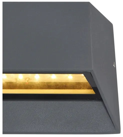 Globo 34175 - Applique a LED da esterno HONNA LED/7W/230V IP54 antracite