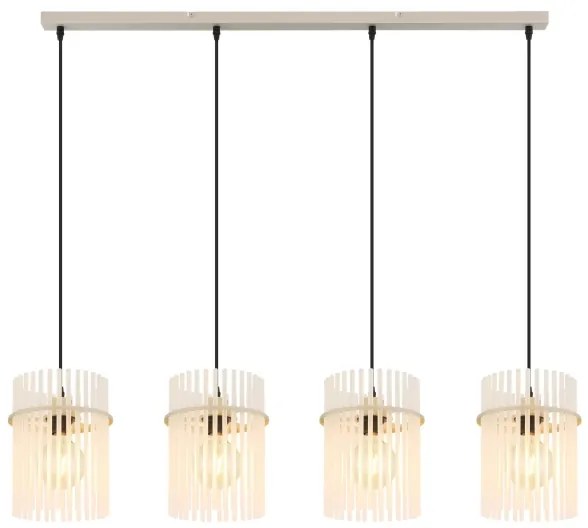 Globo 15698-4HB - Lampadario sospeso con cavo GORLEY 4xE27/60W/230V