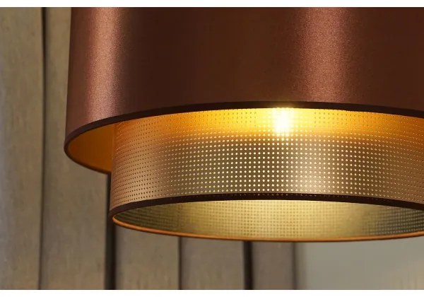 Duolla - Lampadario a plafone COPPER SHINY 1xE27/15W/230V diametro 45 cm rame