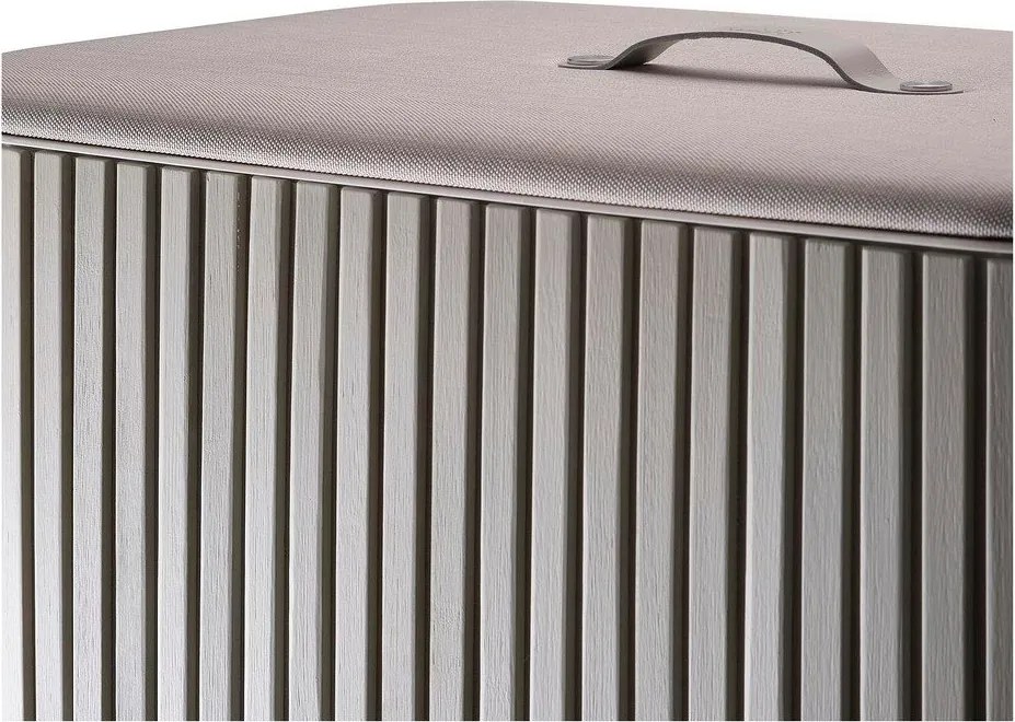 Cesta per il bucato beige in bambù 3x30 l Tota Trio Luxe – Joseph Joseph