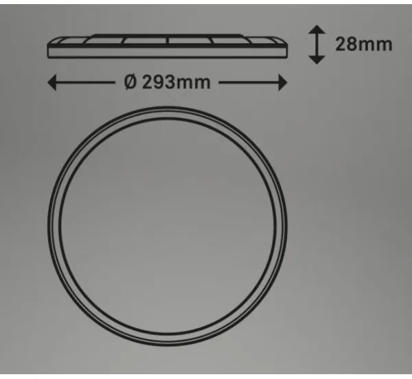 Briloner 7079-016 - Luce LED dimmerabile SLIM LED/18W/230V 2700-6500K + +TC