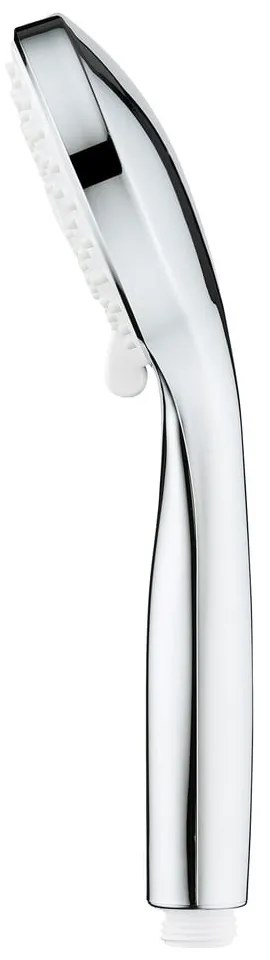 Soffione per doccia color argento lucido in plastica ø 9,5 cm Uno – Allstar