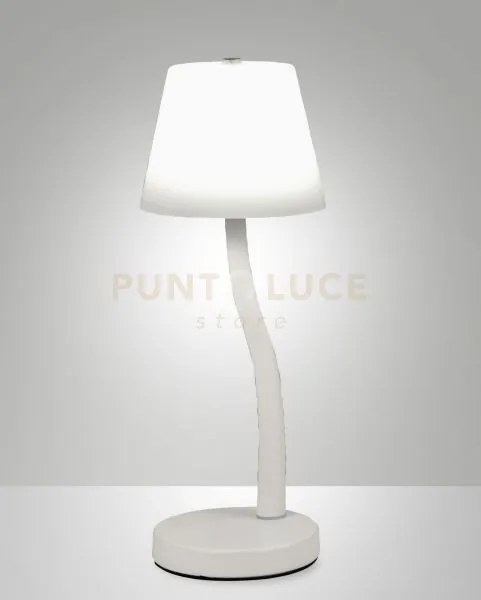 Ibla lampada da tavolo bianca a led 3000k - 9w - 750 lm dimmerabile...