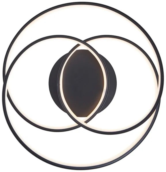 Brilliant - Plafoniera LED LABYRINTH LED/40W/230V diametro 39,5 cm nero