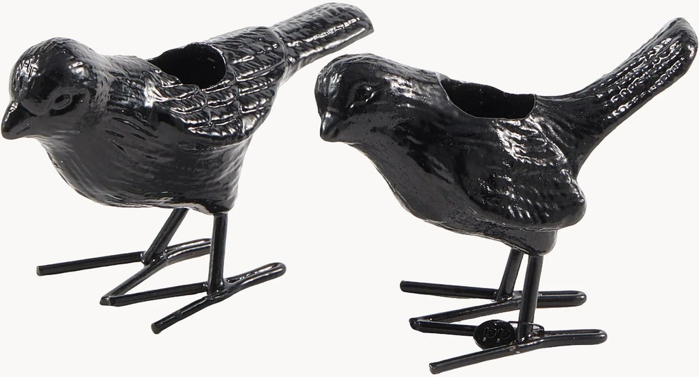 Set di 2 portacandele Flock of Birds