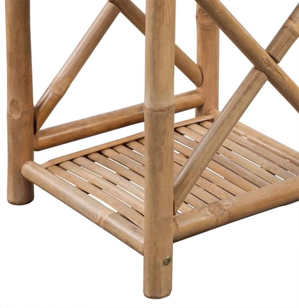 Scaffale a 4 piani in legno di bambù