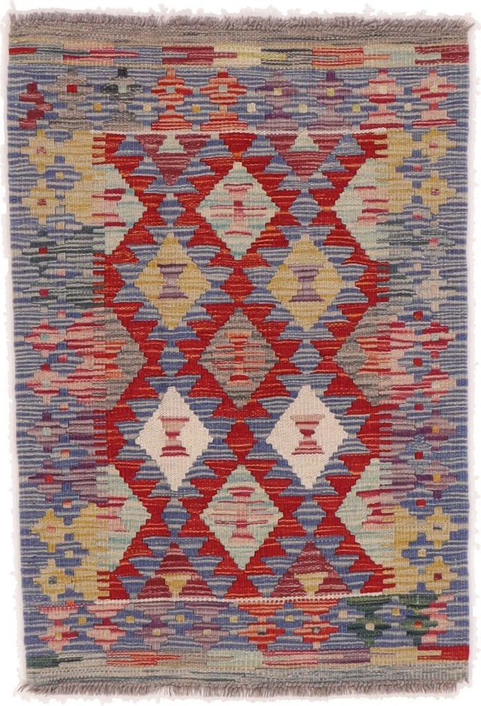 Kilim Tappeto 60 x 80 (Afghanistan) Tessuto A Mano