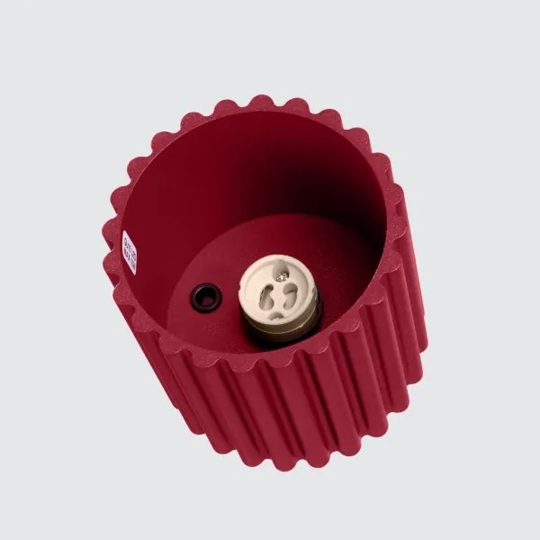 Sollux SL.1819 - Faretto AURA 1xGU10/10W/230V 10 cm rosso