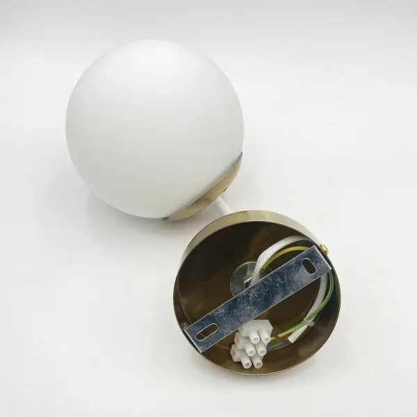 Brilagi - Lampada da parete MALIVA 1xE14/15W/230V dorata/bianca