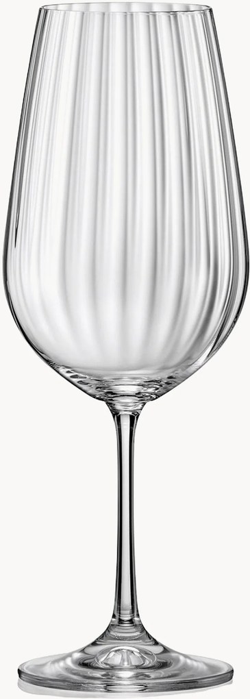 Set di 12 bicchieri da vino in cristallo Optic
