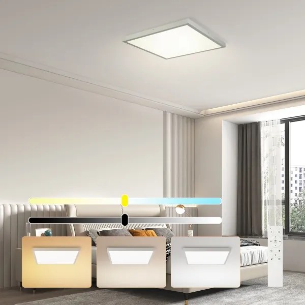 Brilagi - Lampada LED dimmerabile per bagno FRAME SMART LED/50W/230V 60x60 IP44 + telecomando