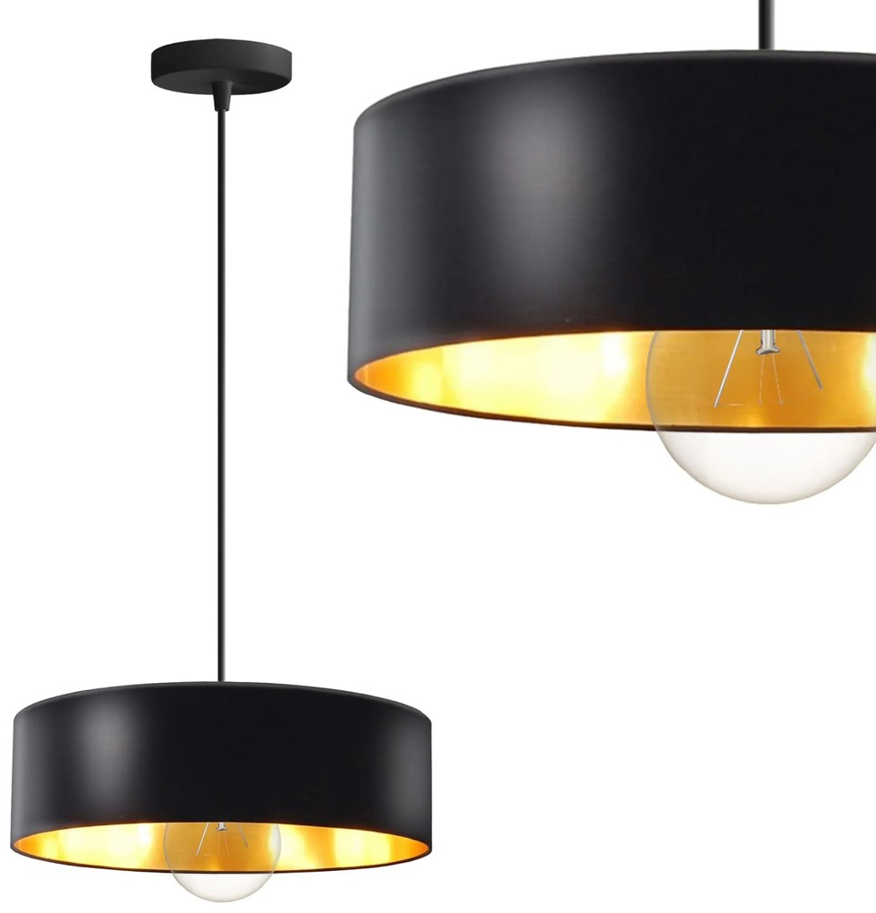 Lampada APP1333-1CP BLACK GOLD