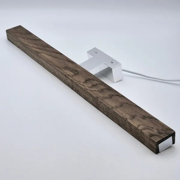 Brilagi-Illuminazione a LED per specchi da bagno WOODY MIRROR LED/12W/230V IP44 quercia/cromo