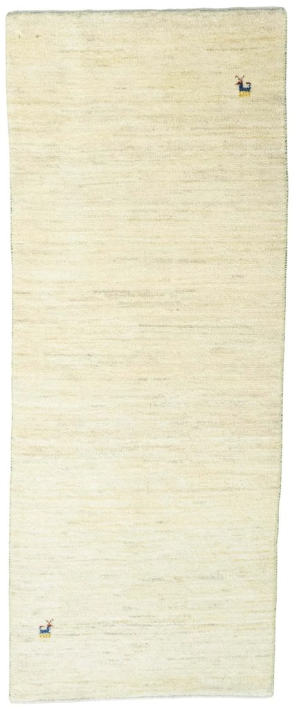 Gabbeh Tappeto persiano 80 x 200 Beige (Iran) Annodato A Mano