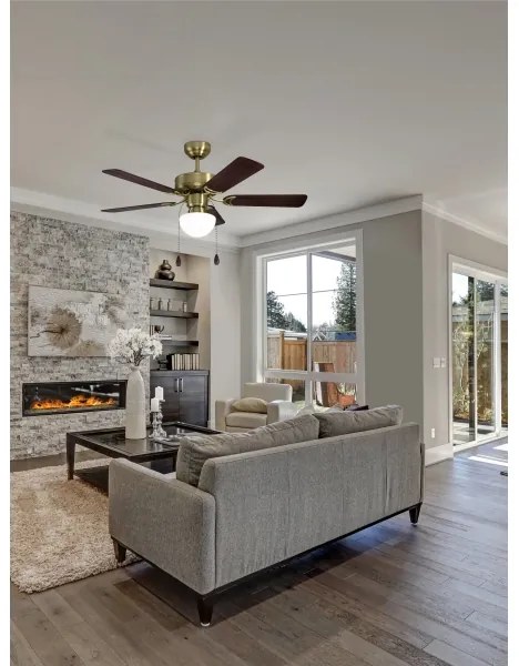 Eglo 35075 - Ventilatore da soffitto CADIZ 1xE27/40W/230V