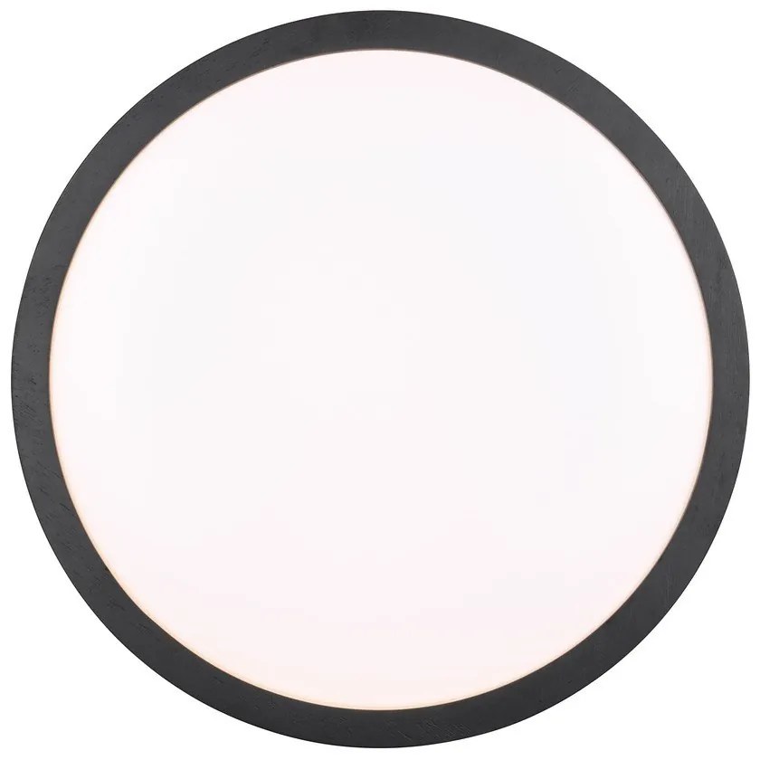 Apparecchio a soffitto LED nero ø 40 cm Iseo - Trio