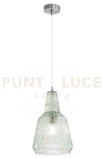 Lampadario a sospensione galway verdemare 1 luce attacco e27 23x150...