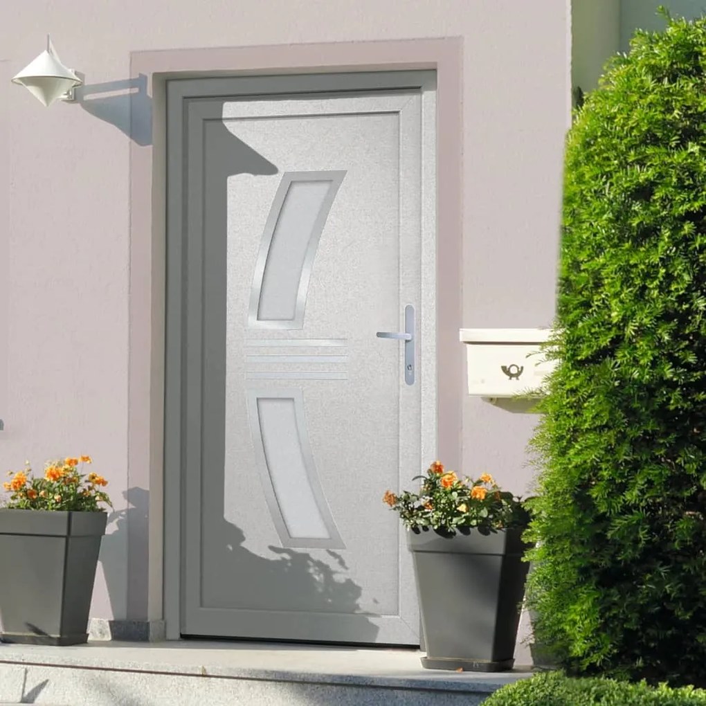 Porta Ingresso Bianca 98x200 Cm İn Pvc /
