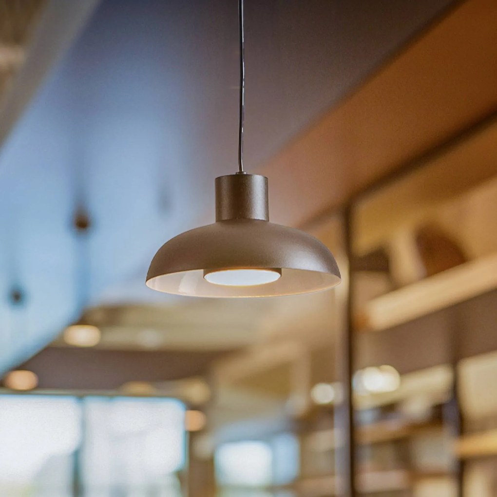 Eko-Light Lampada a sospensione Linea, nera, 1 luce