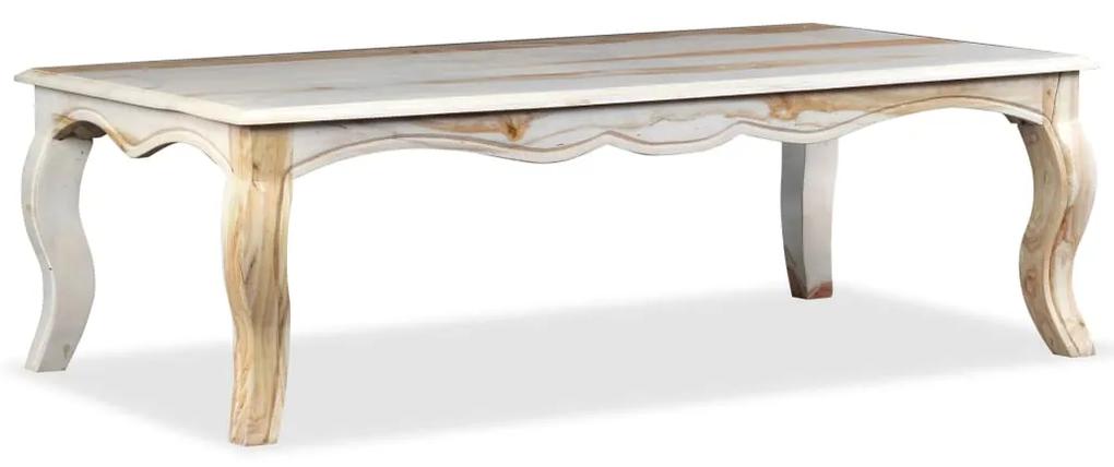 Tavolino da caffè in legno massello di sheesham 110x60x35 cm
