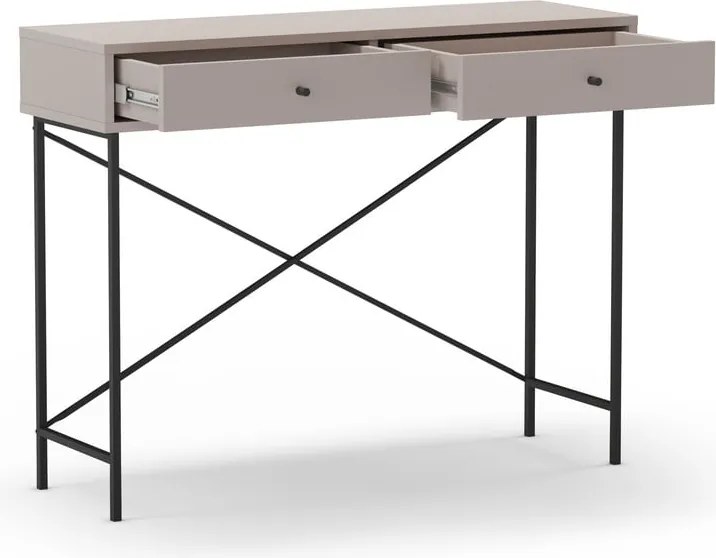 Tavolo consolle grigio/beige 35x110 cm Titan – Marckeric