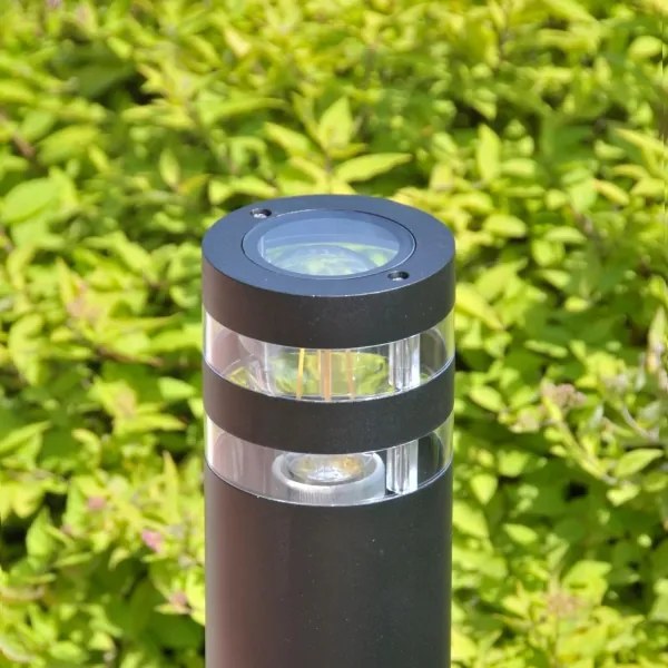 Lampada da esterno RINO 1xE27/12W/230V IP54 44 cm nero