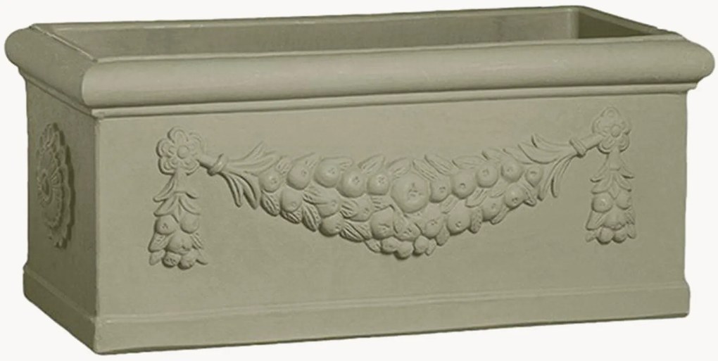 Portavaso da esterno Rettangolo Festonato, alt. 30 cm