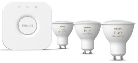 Set base Philips Hue WACA 3xGU10/5,7W 2000-6500K + dispositivo di collegamento