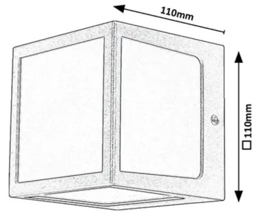 Rabalux 77042 - Applique a LED da esterno LED/10W/230V IP54 antracite