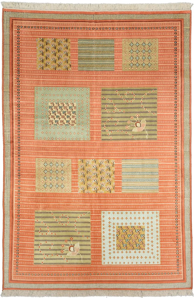 Cashmere Silk Tappeto orientale 180x120 Beige (Indian) Annodato A Mano