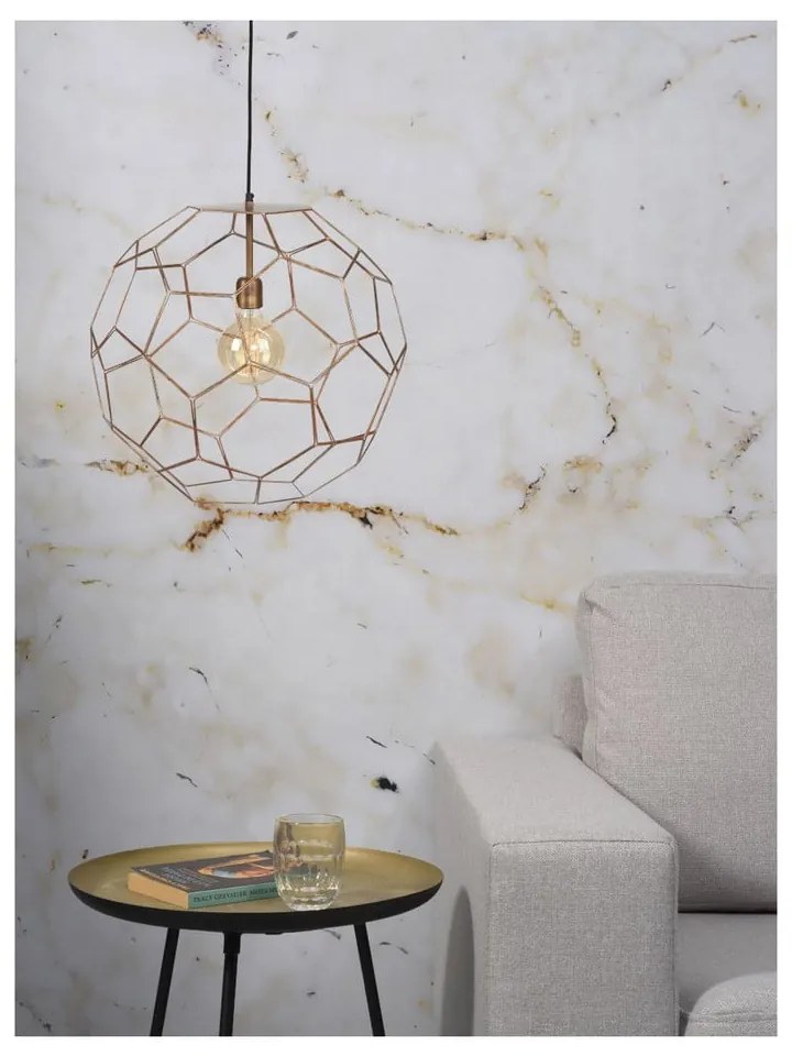 Lampada a sospensione marrone con paralume in metallo ø 34 cm Marrakesh - it's about RoMi